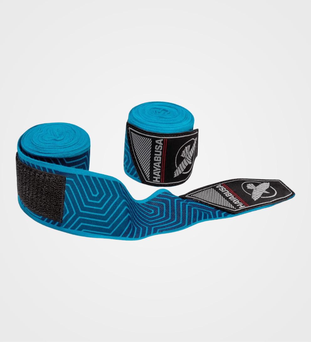 Hayabusa Bandages - Blauw Geo - The Fight Company Deutschland