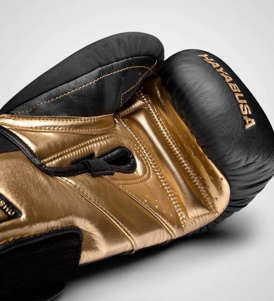 Hayabusa Boxhandschuhe T3 - Schwarz/Gold - The Fight Company Deutschland
