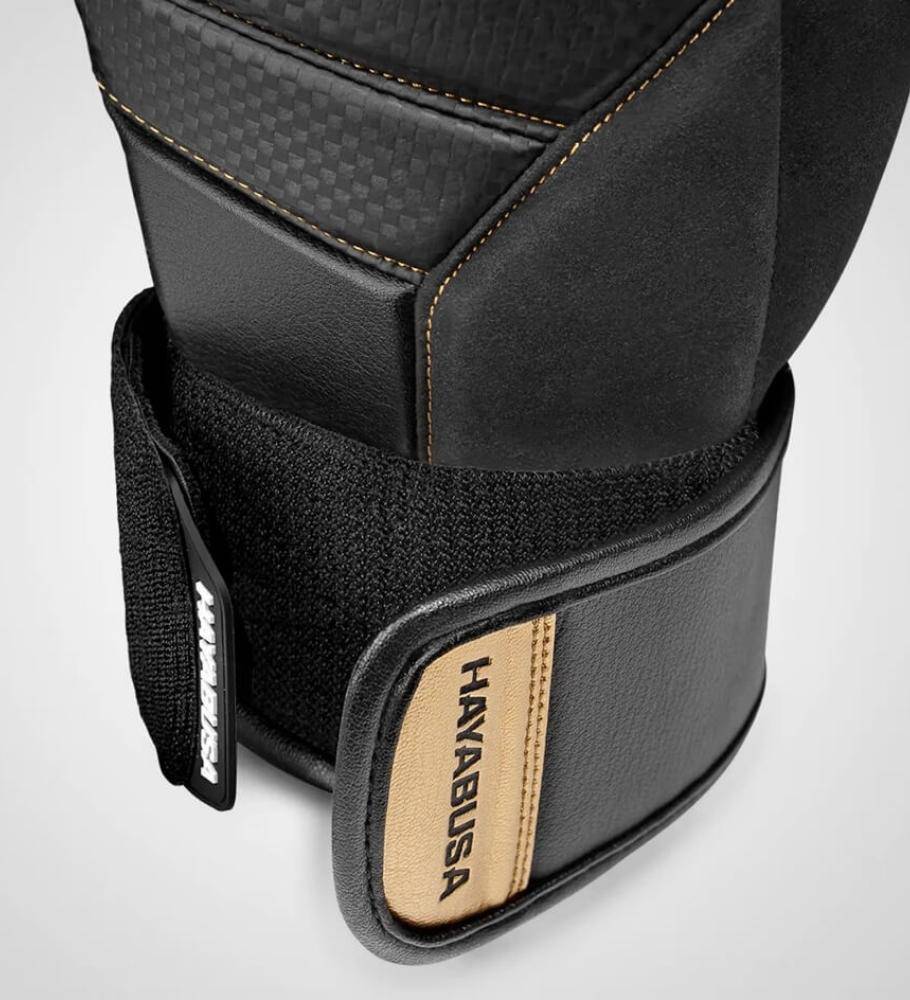 Hayabusa Boxhandschuhe T3 - Schwarz/Gold - The Fight Company Deutschland