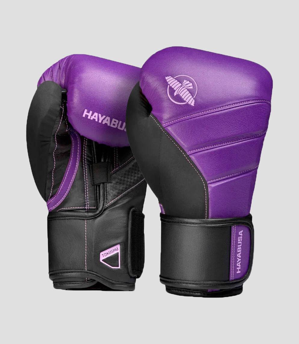 Hayabusa (Kick)Bokshandschoenen T3 - Paars/Zwart - The Fight Company Deutschland