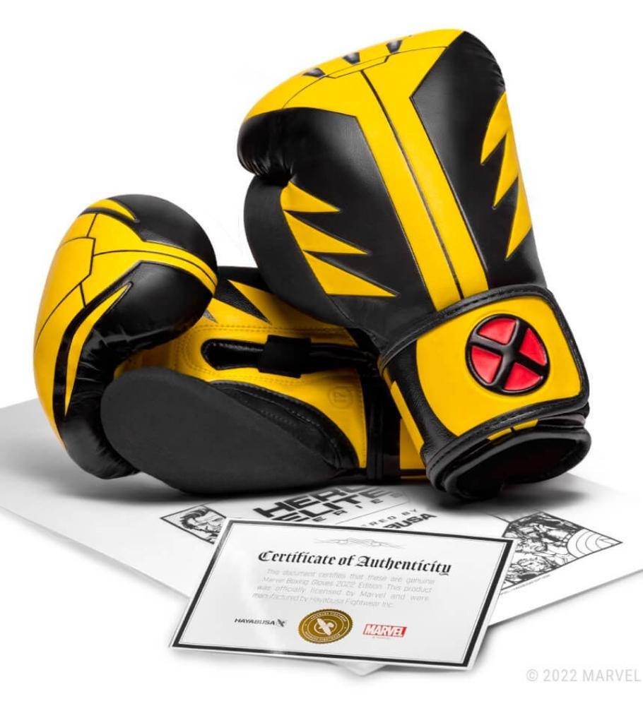 Hayabusa (Kick)Bokshandschoenen Wolverine - Geel/Zwart - The Fight Company Deutschland