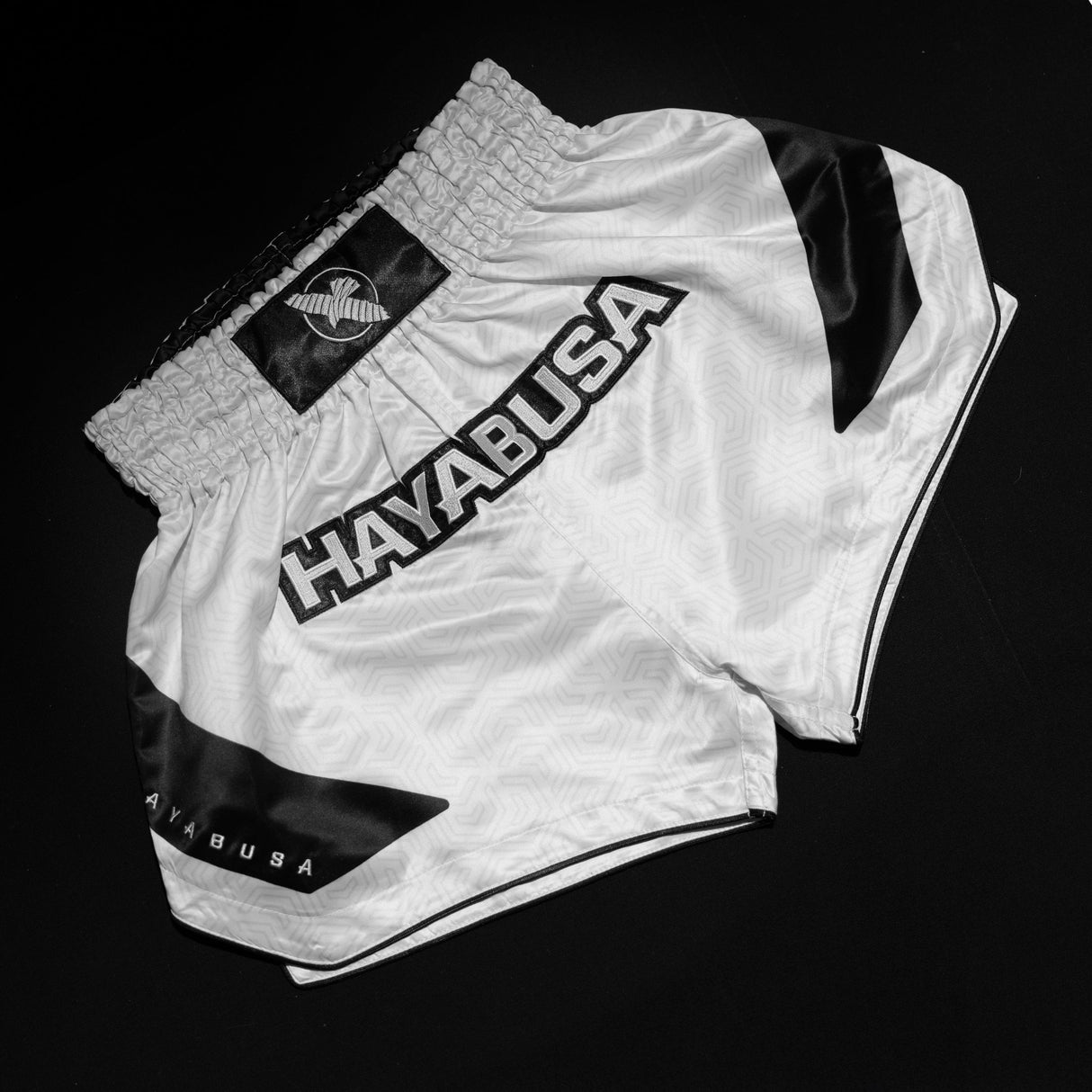 Hayabusa Muay-Thai-Shorts Core - Weiss