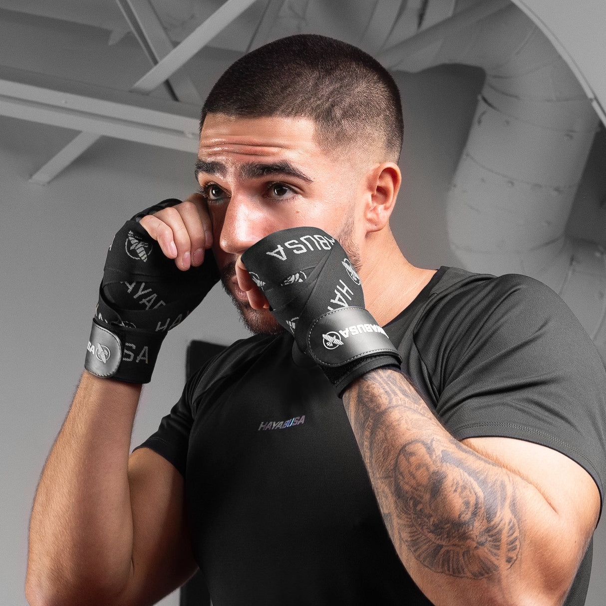 Hayabusa Boxbandagen Deluxe - Schwarz