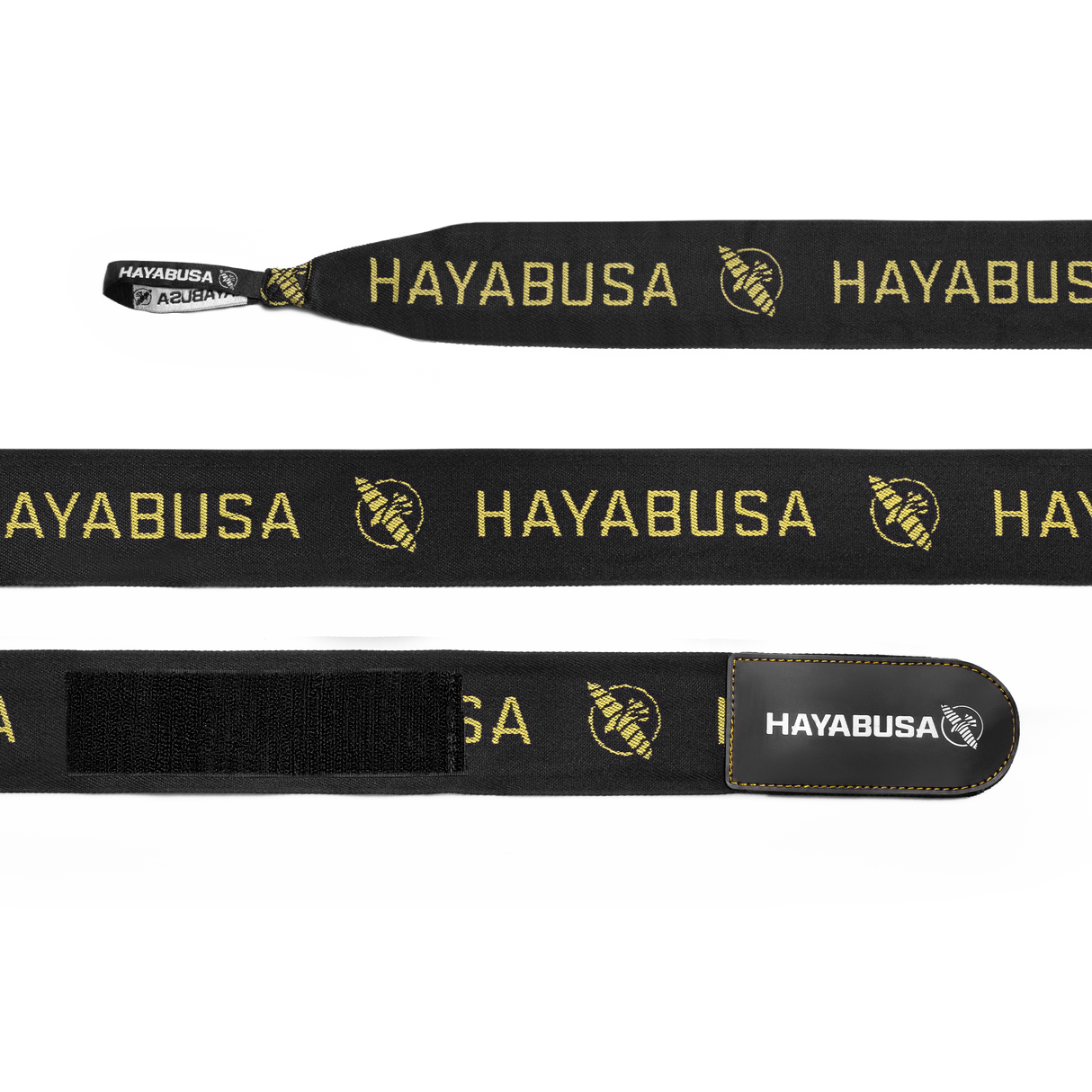Hayabusa Boxbandagen Deluxe - Schwarz/Gold