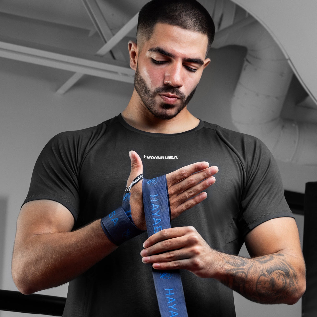 Hayabusa Boxbandagen Deluxe - Blau