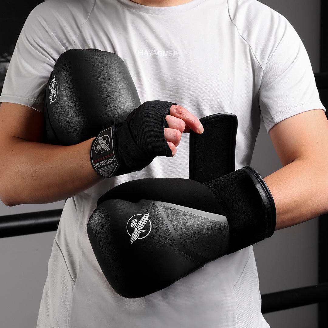 Hayabusa Boxhandschuhe E1 - Schwarz/Grau