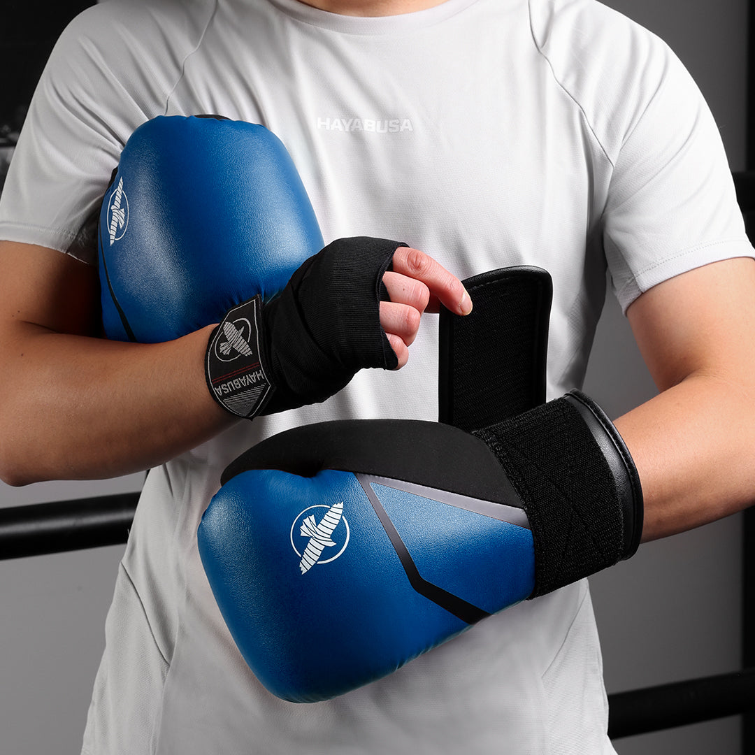 Hayabusa Boxhandschuhe E1 - Blau/Schwarz