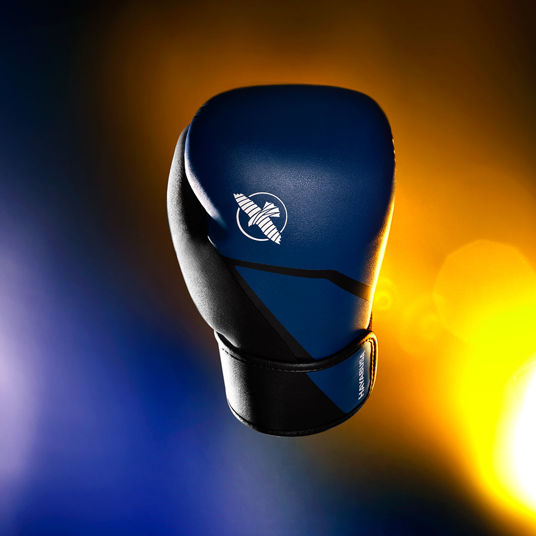 Hayabusa Boxhandschuhe E1 - Blau/Schwarz