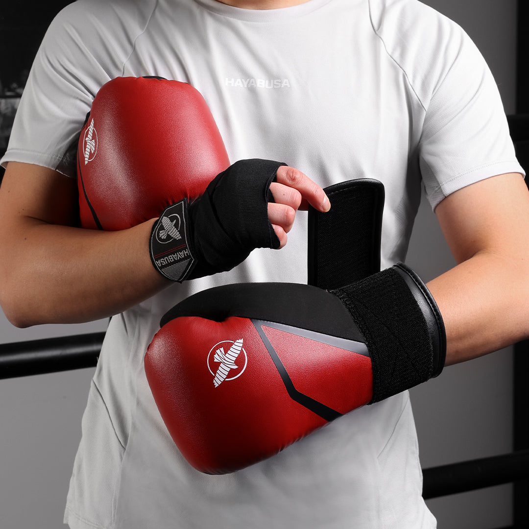 Hayabusa Boxhandschuhe E1 - Rot/Schwarz