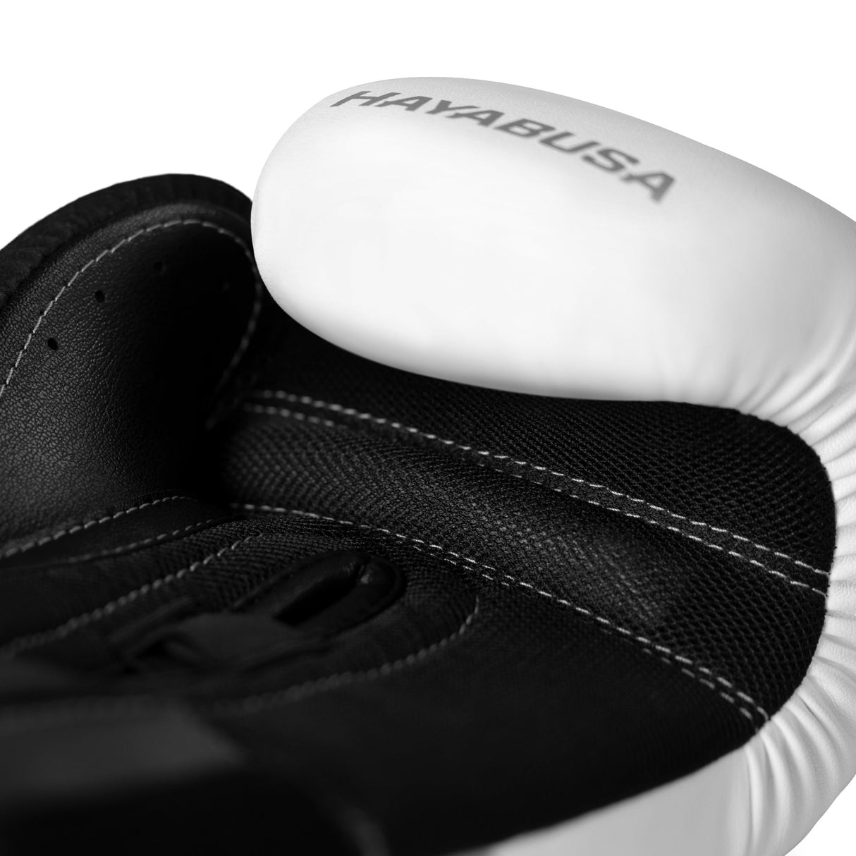 Hayabusa Boxhandschuhe E1 - Weiss/Schwarz/Silber