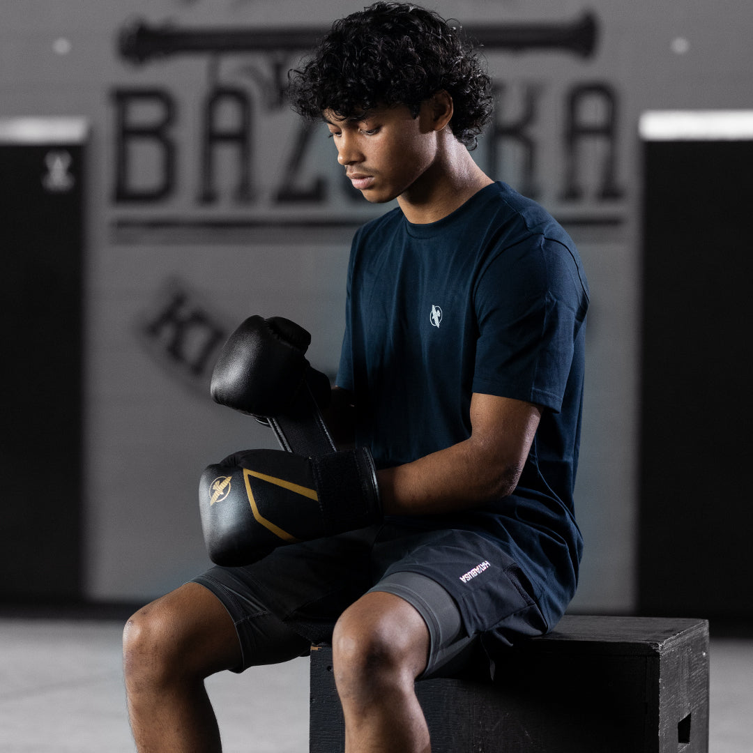 Hayabusa Boxhandschuhe E1 Kids - Schwarz/Gold