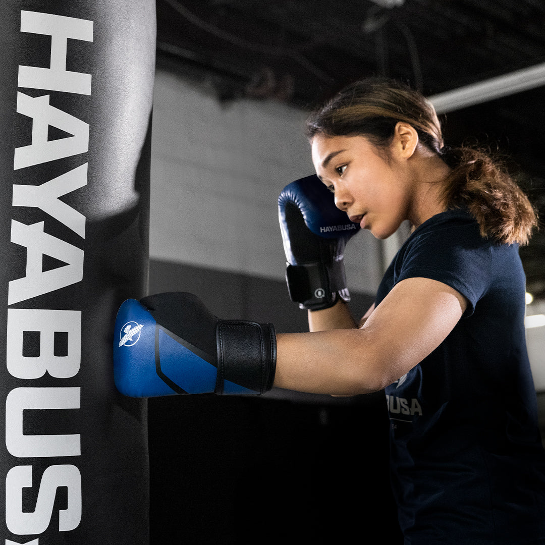Hayabusa Boxhandschuhe E1 Kids - Blau/Schwarz