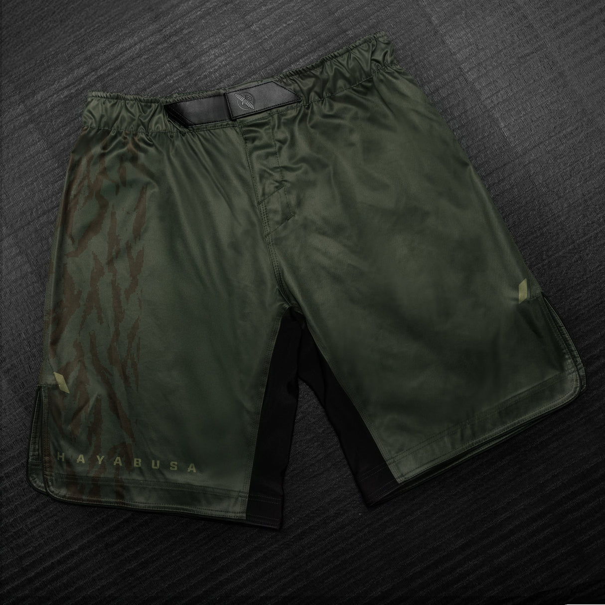 Hayabusa MMA-Shorts Apex Lang - Taktisch Grün