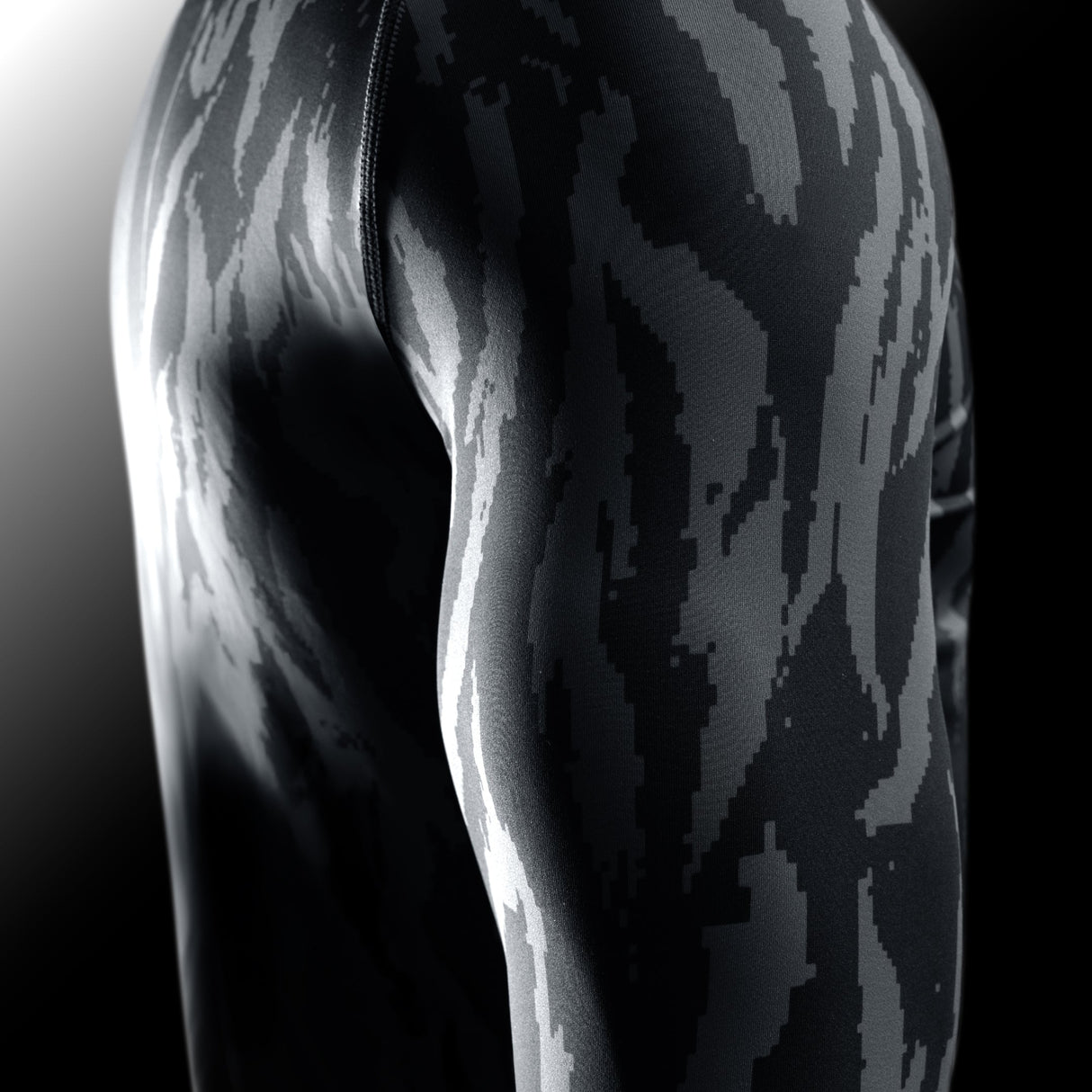 Hayabusa Rashguard Apex Langarm - Carbon-Schwarz