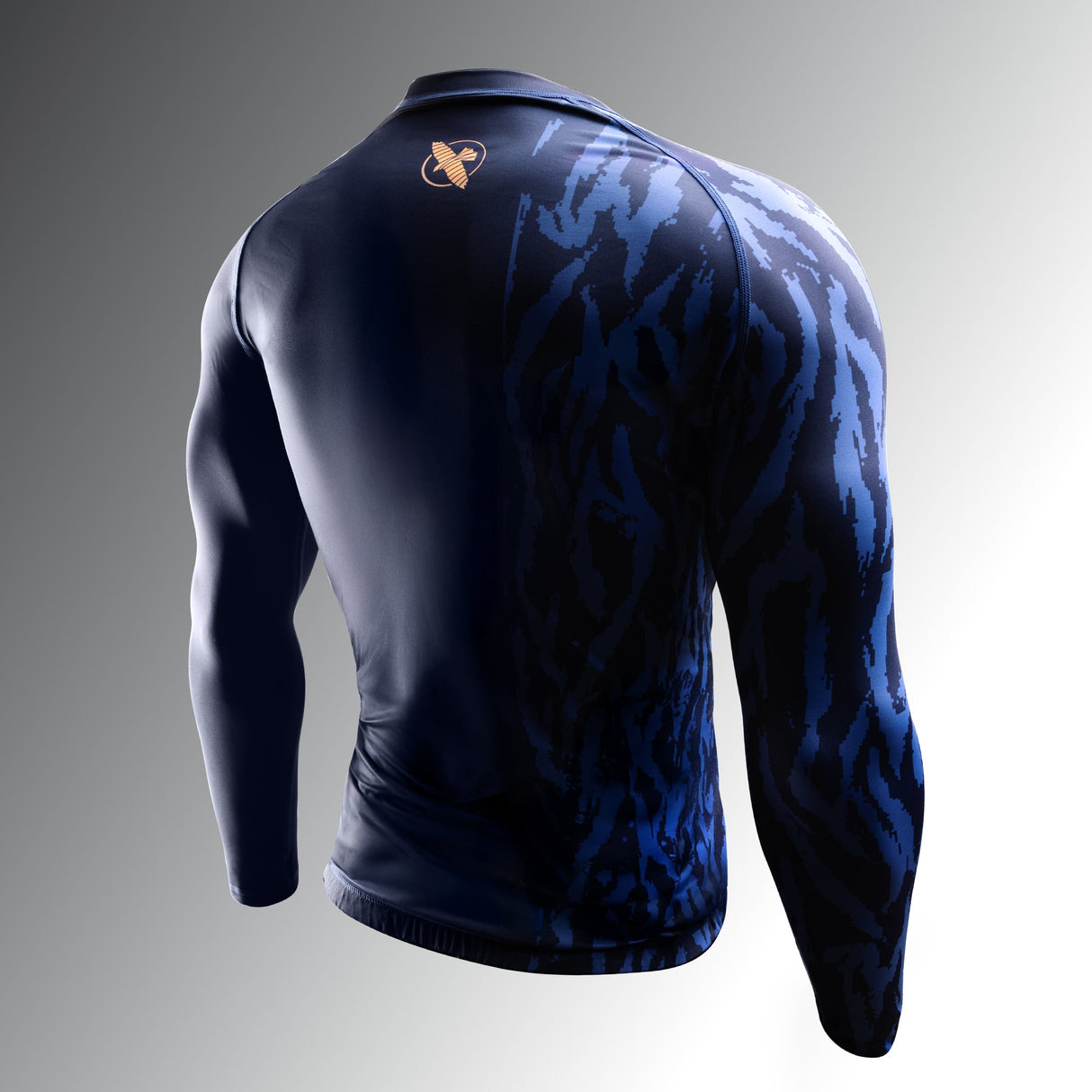 Hayabusa Rashguard Apex Langarm - Dunkelblau