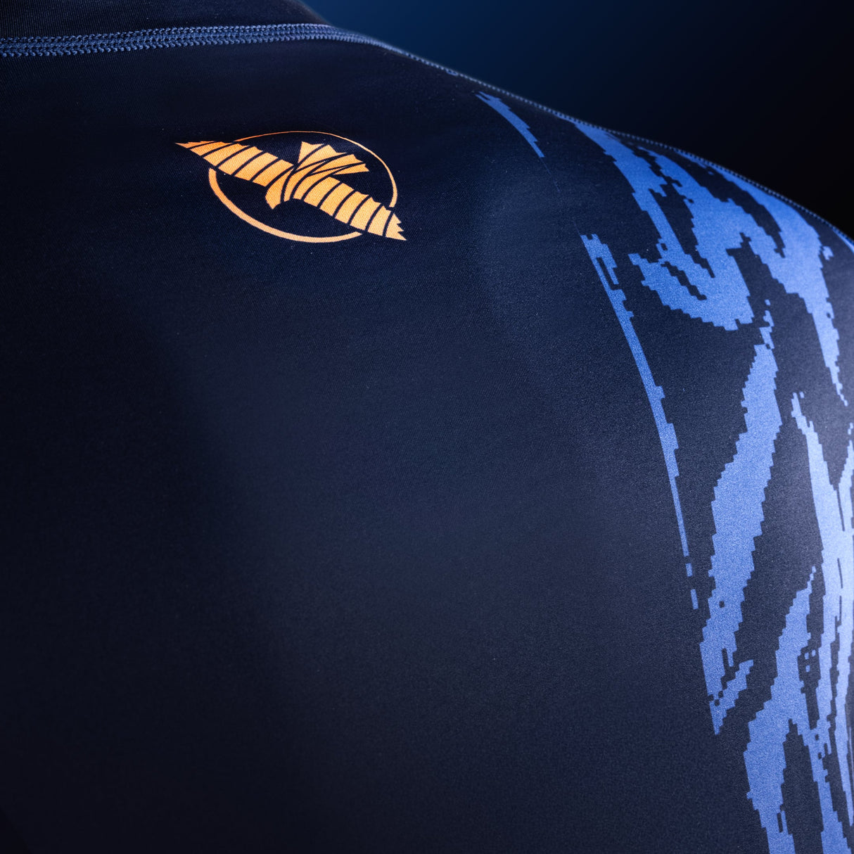 Hayabusa Rashguard Apex Langarm - Dunkelblau