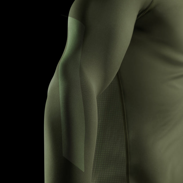 Hayabusa Rashguard Core Langarm - Dunkelgrün