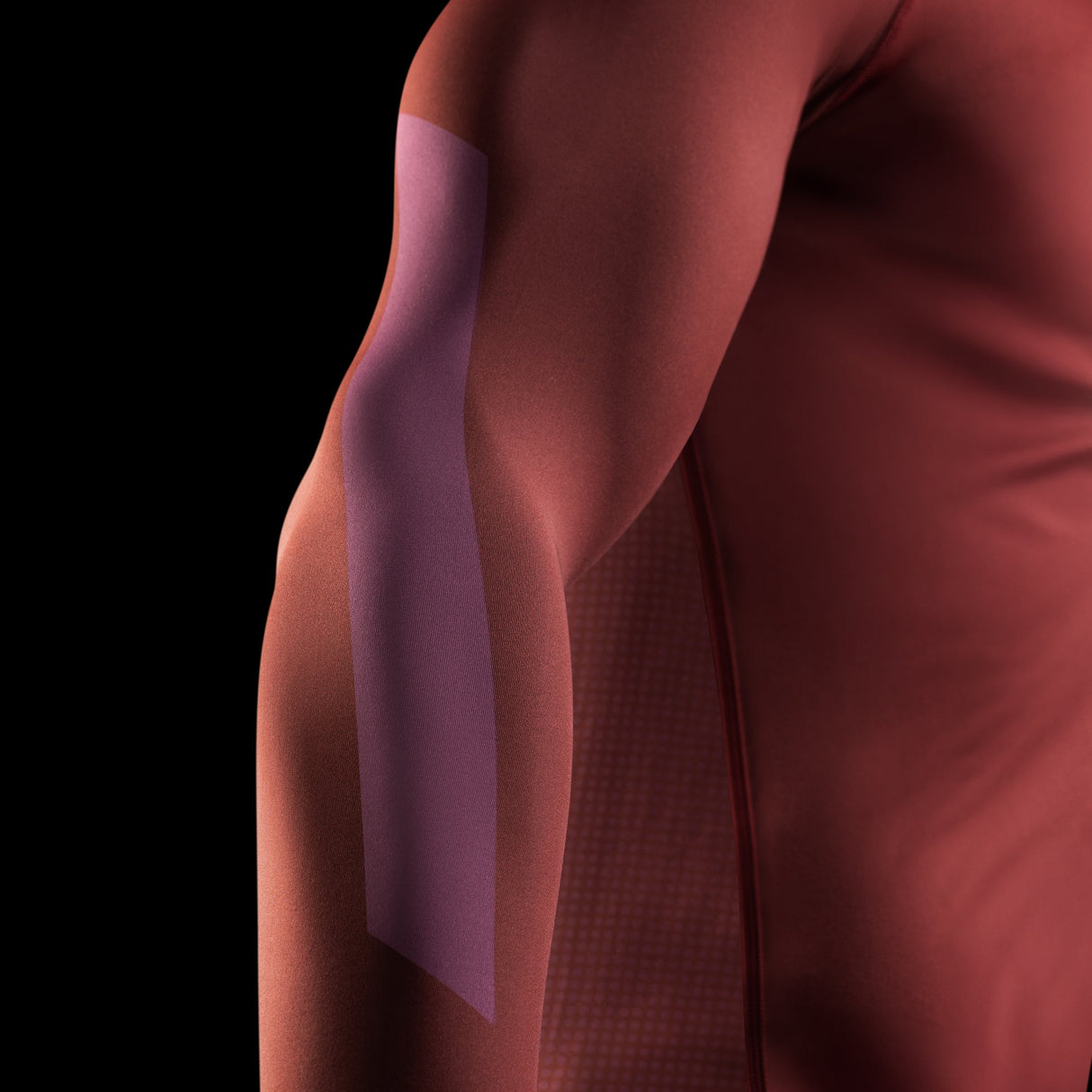 Hayabusa Rashguard Core Langarm - Rot