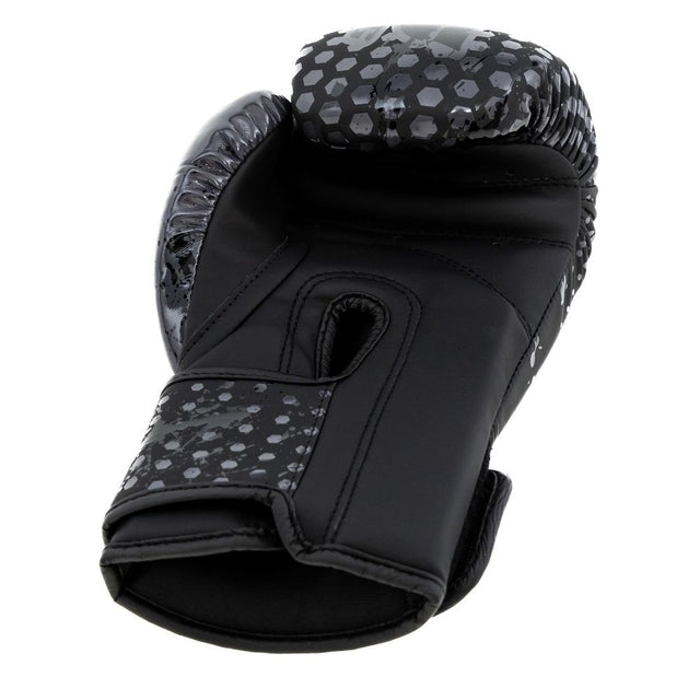 King Boxhandschuhe Kids Hexagon - Schwarz/Schwarz