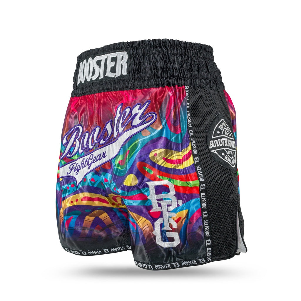 Booster Muay Thai Shorts Shorts Flow - Schwarz/Rot