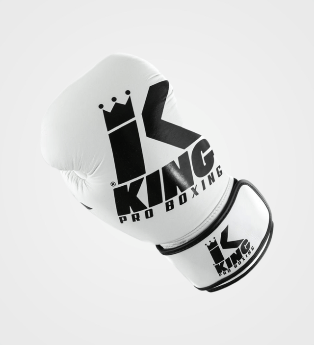 King Boxhandschuhe Platinum 5 - Weiss/Schwarz - The Fight Company Deutschland
