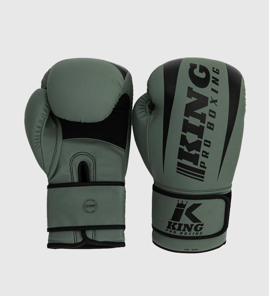 King Boxhandschuhe Revo - Kaki Grün/Schwarz - The Fight Company Deutschland