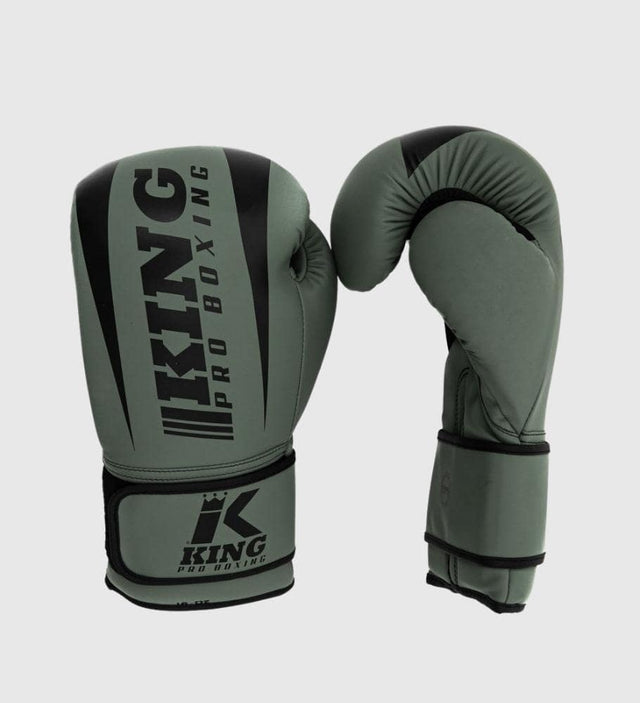 King Boxhandschuhe Revo - Kaki Grün/Schwarz - The Fight Company Deutschland