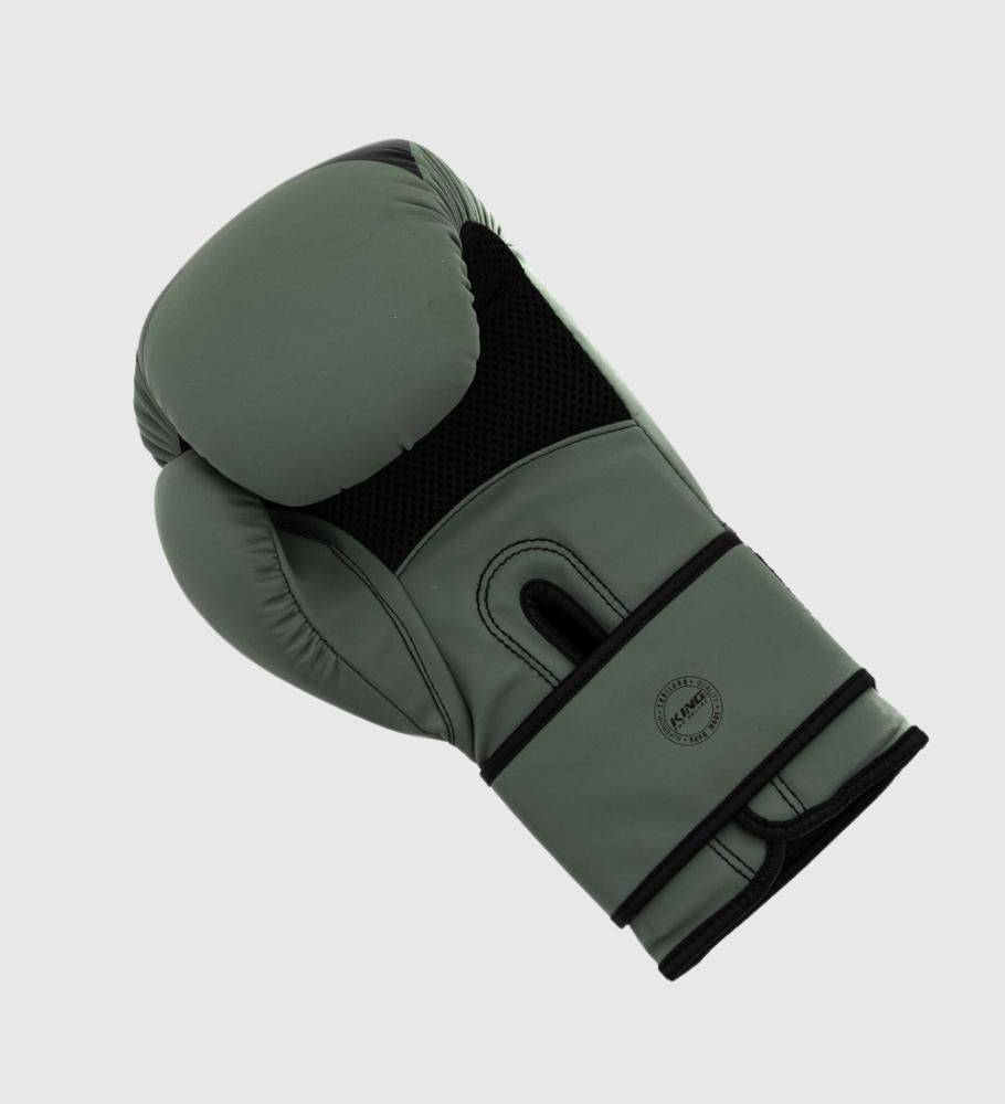 King Boxhandschuhe Revo - Kaki Grün/Schwarz - The Fight Company Deutschland