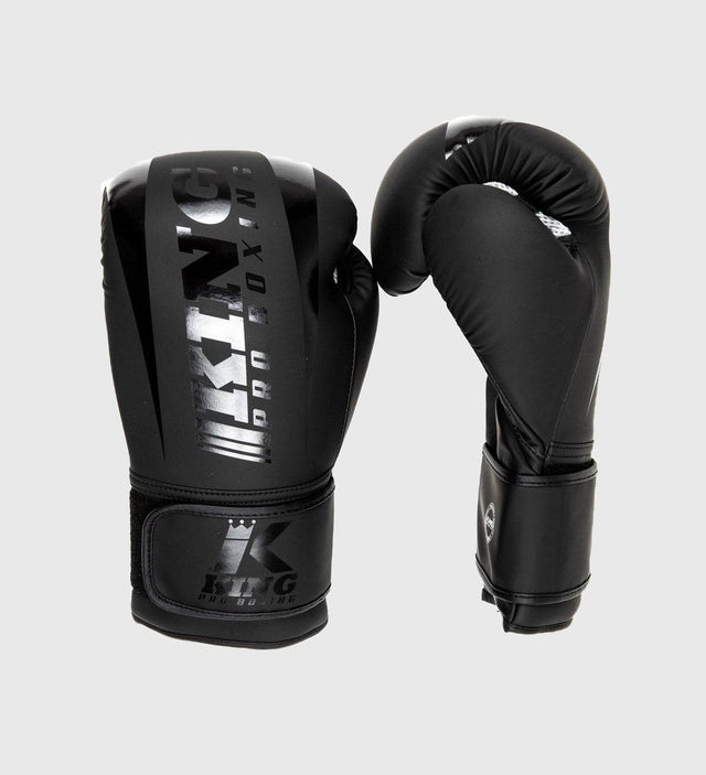 King Boxhandschuhe Revo - Schwarz/Schwarz - The Fight Company Deutschland