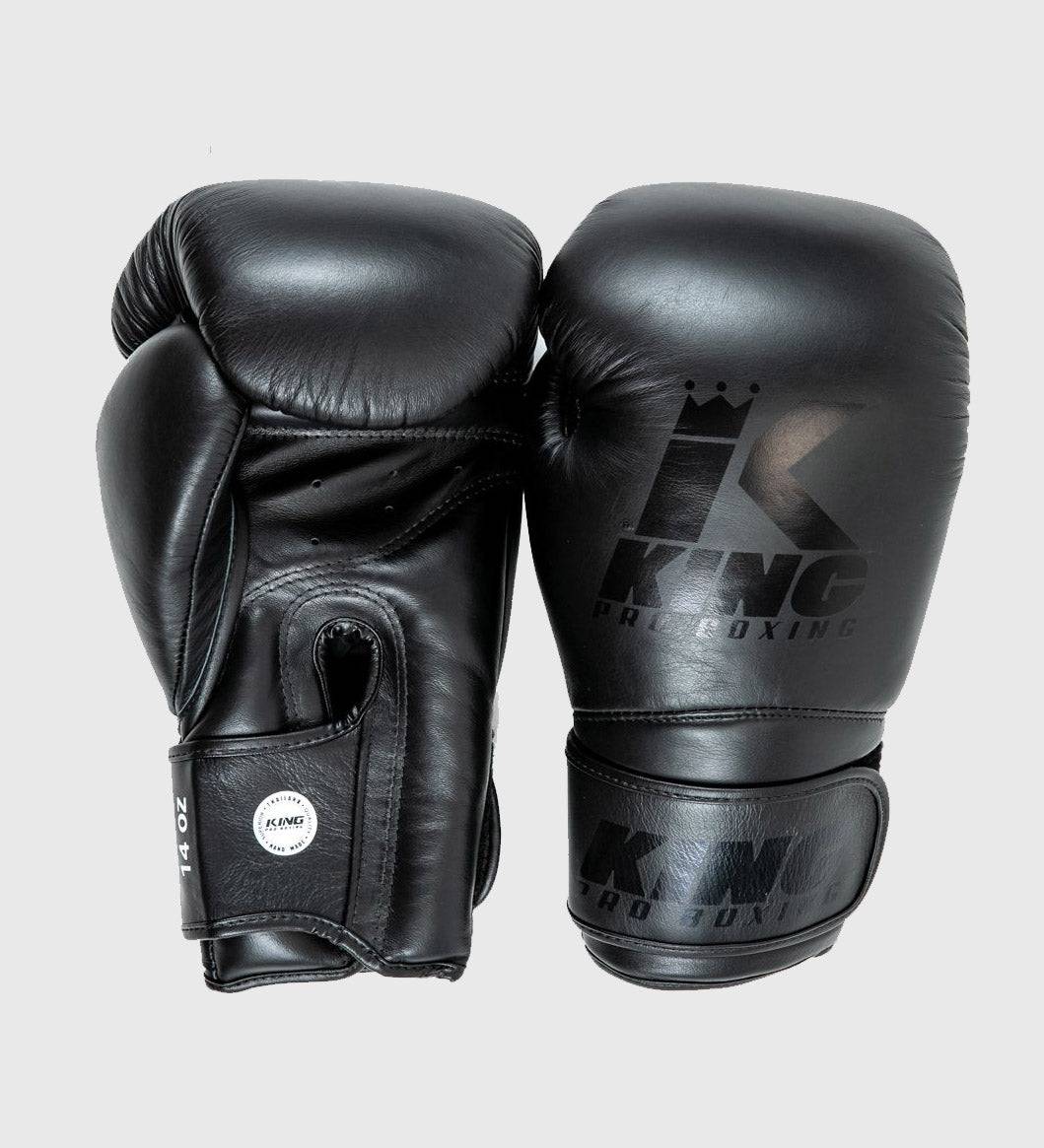 King Boxhandschuhe Star 12 - Schwarz/Schwarz - The Fight Company Deutschland