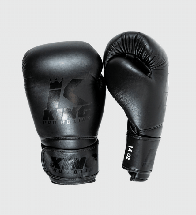 King Boxhandschuhe Star 12 - Schwarz/Schwarz - The Fight Company Deutschland