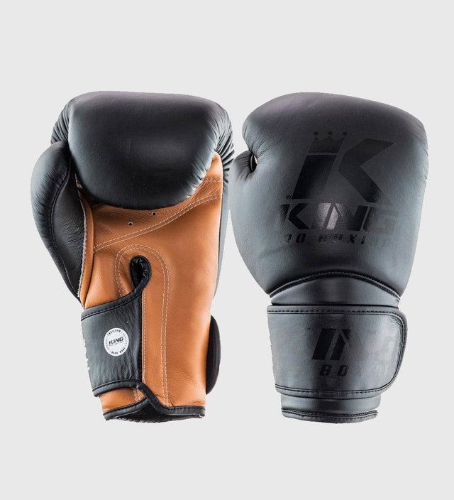 King Boxhandschuhe Star 3 - Schwarz/Braun - The Fight Company Deutschland
