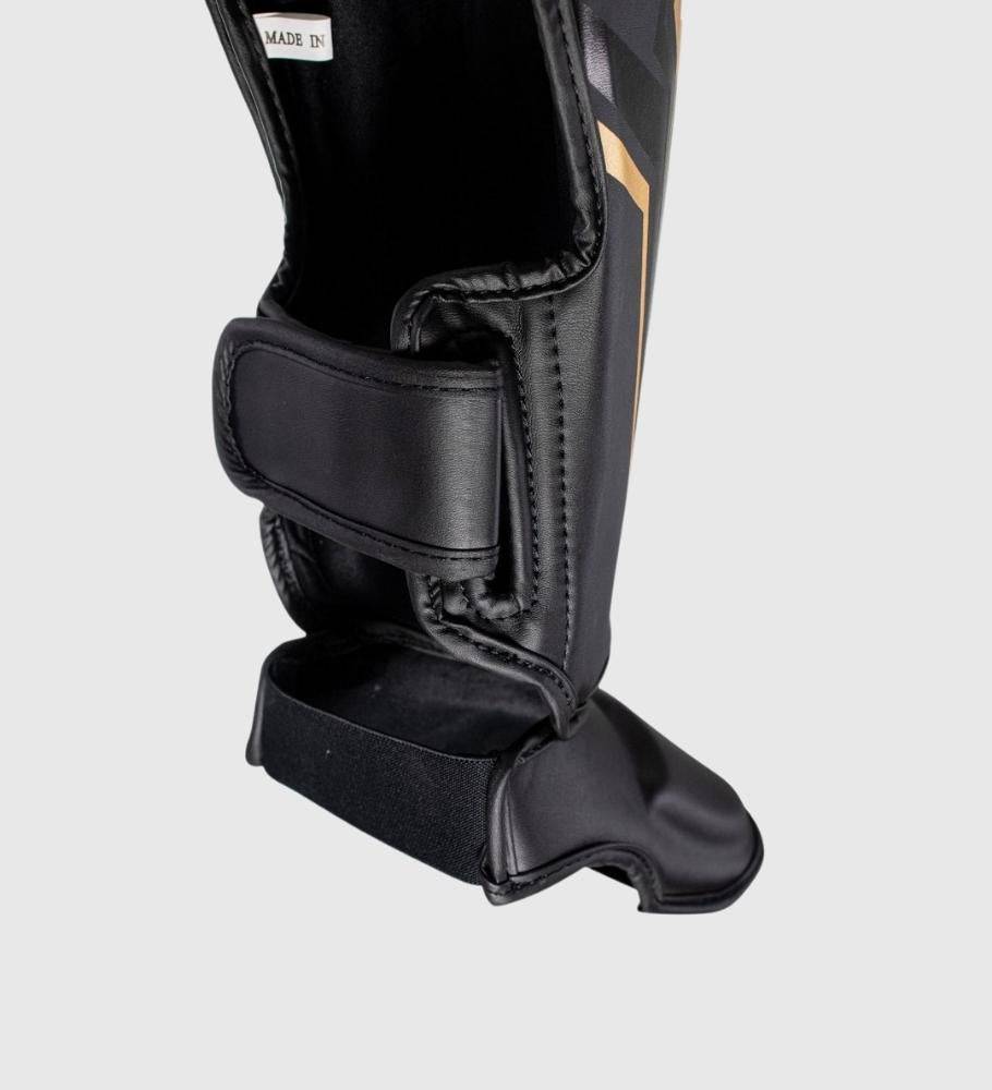 King Kickboks Scheenbeschermers Thor - Zwart/Goud - The Fight Company Deutschland