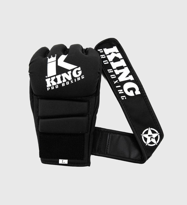 King MMA Handschuhe Revo2 - Schwarz/Weiss - The Fight Company Deutschland