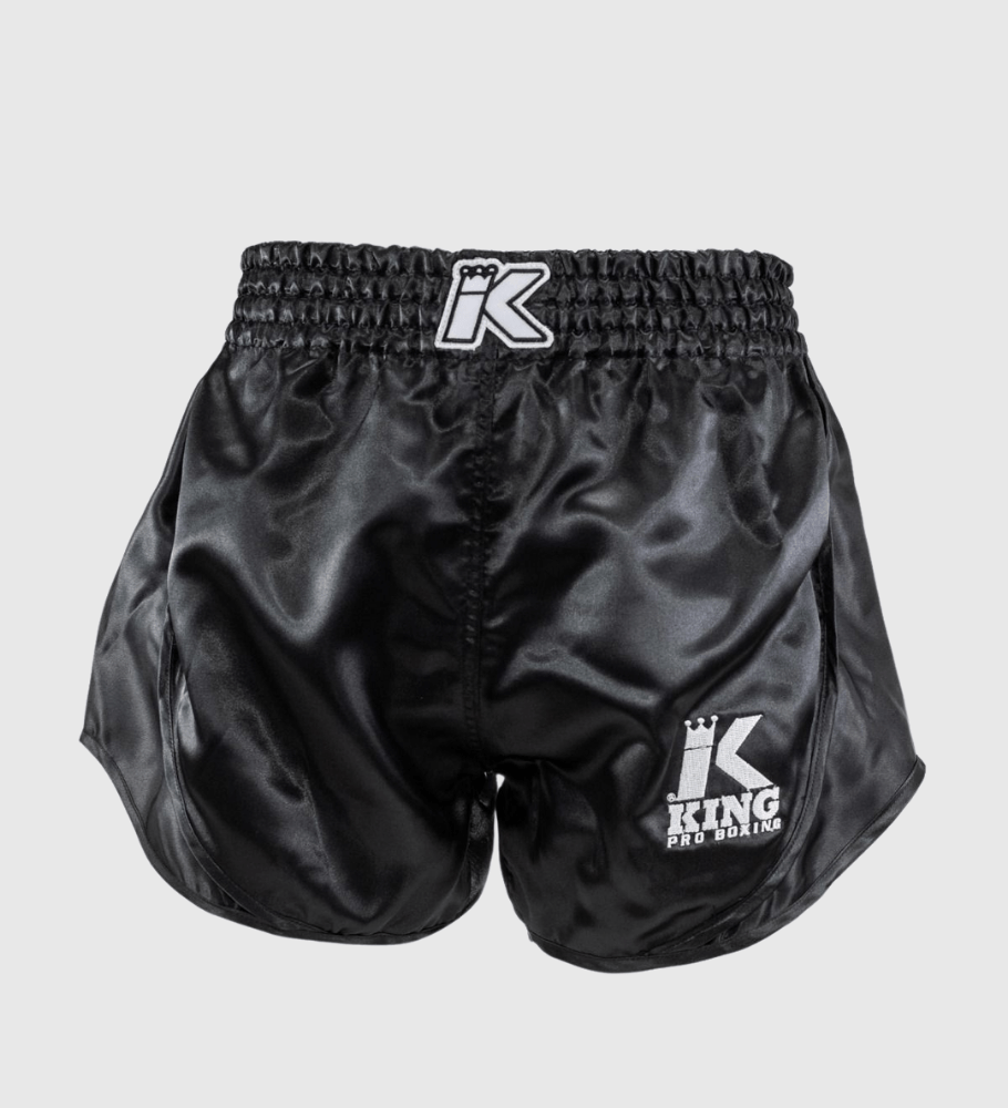 King Pro Boxing Kickboks Broekje Retro Hybrid - Zwart - The Fight Company Deutschland