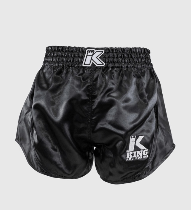 King Pro Boxing Kickboks Broekje Retro Hybrid - Zwart - The Fight Company Deutschland