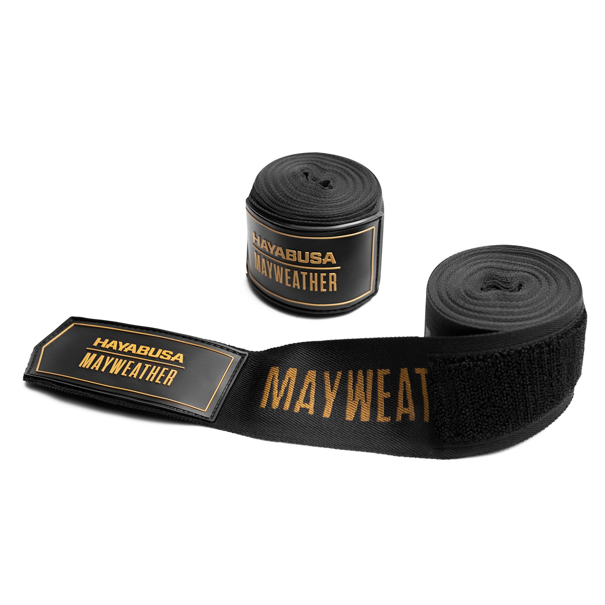 Hayabusa x Mayweather Bandages Deluxe - Zwart/Goud