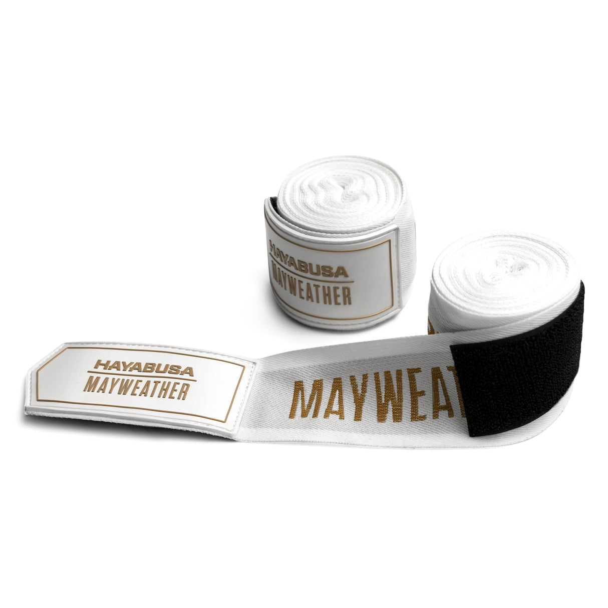 Hayabusa x Mayweather Bandages Deluxe - Wit/Goud