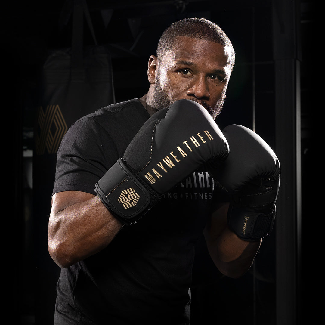 Hayabusa x Mayweather Boxhandschuhe Champ - Schwarz/Gold