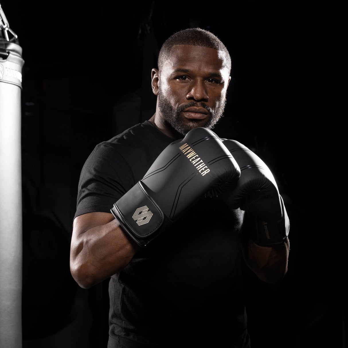 Hayabusa x Mayweather Boxhandschuhe Contender - Schwarz/Gold