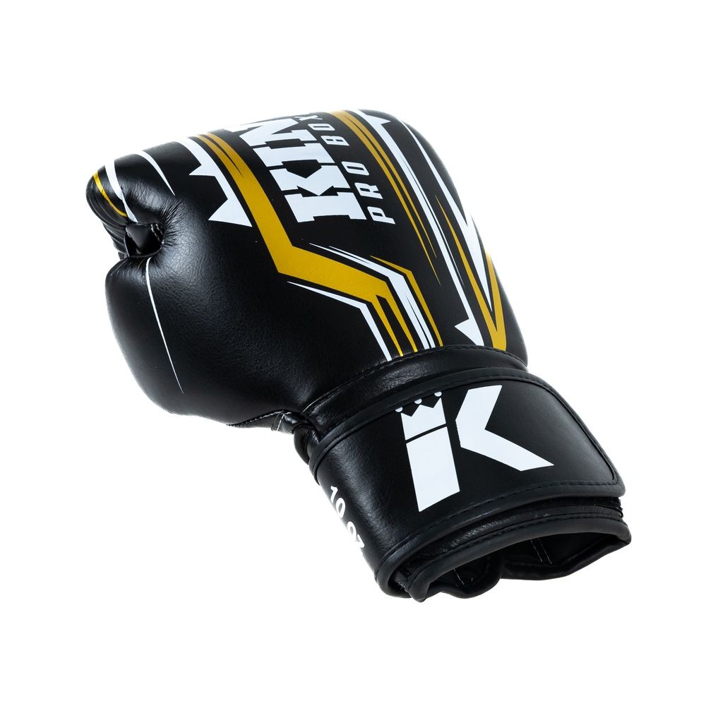 King Pro Boxing Boxhandschuhe BG Spartan – Schwarz/Gelb