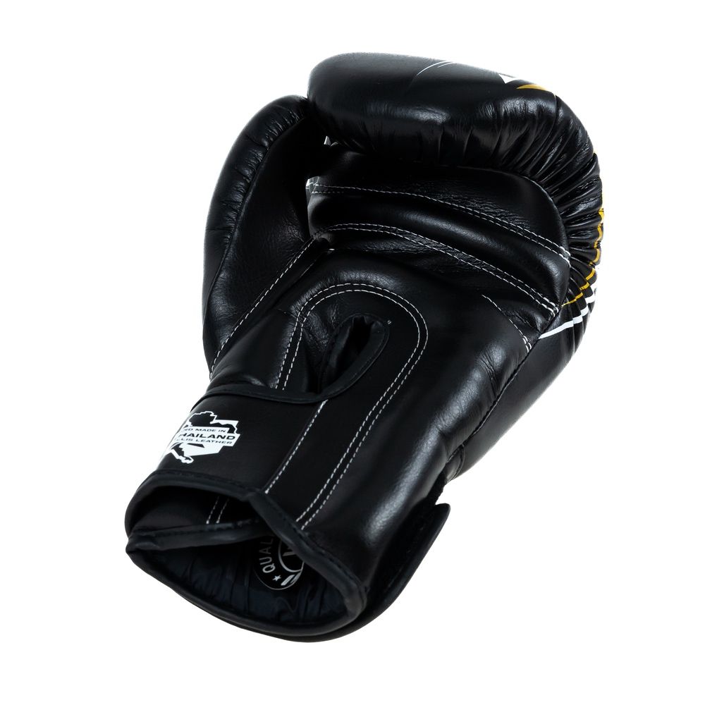 King Pro Boxing Boxhandschuhe BG Spartan – Schwarz/Gelb