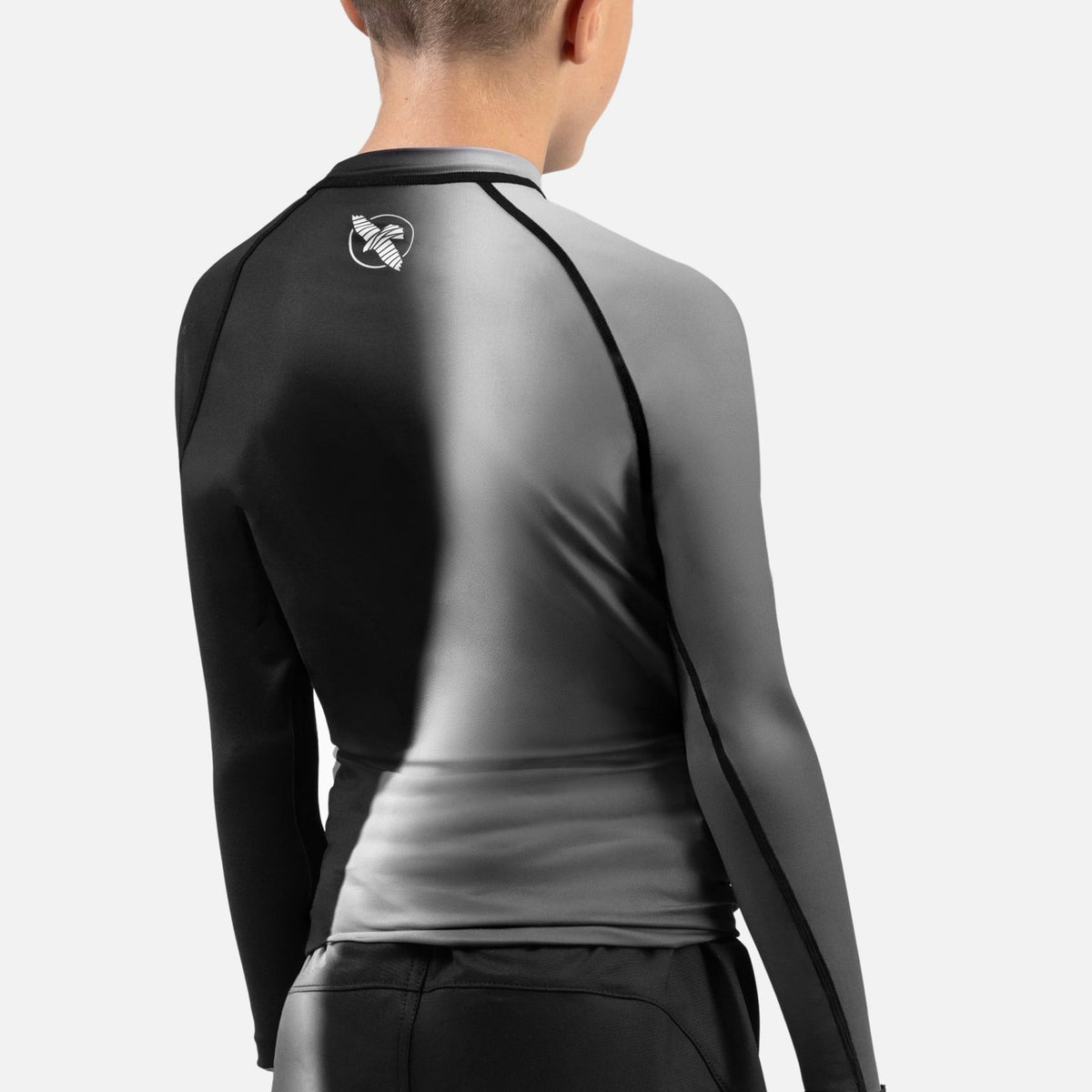 Hayabusa Rashguard Apex Nova Lange Ärmel Kinder - Schwarz