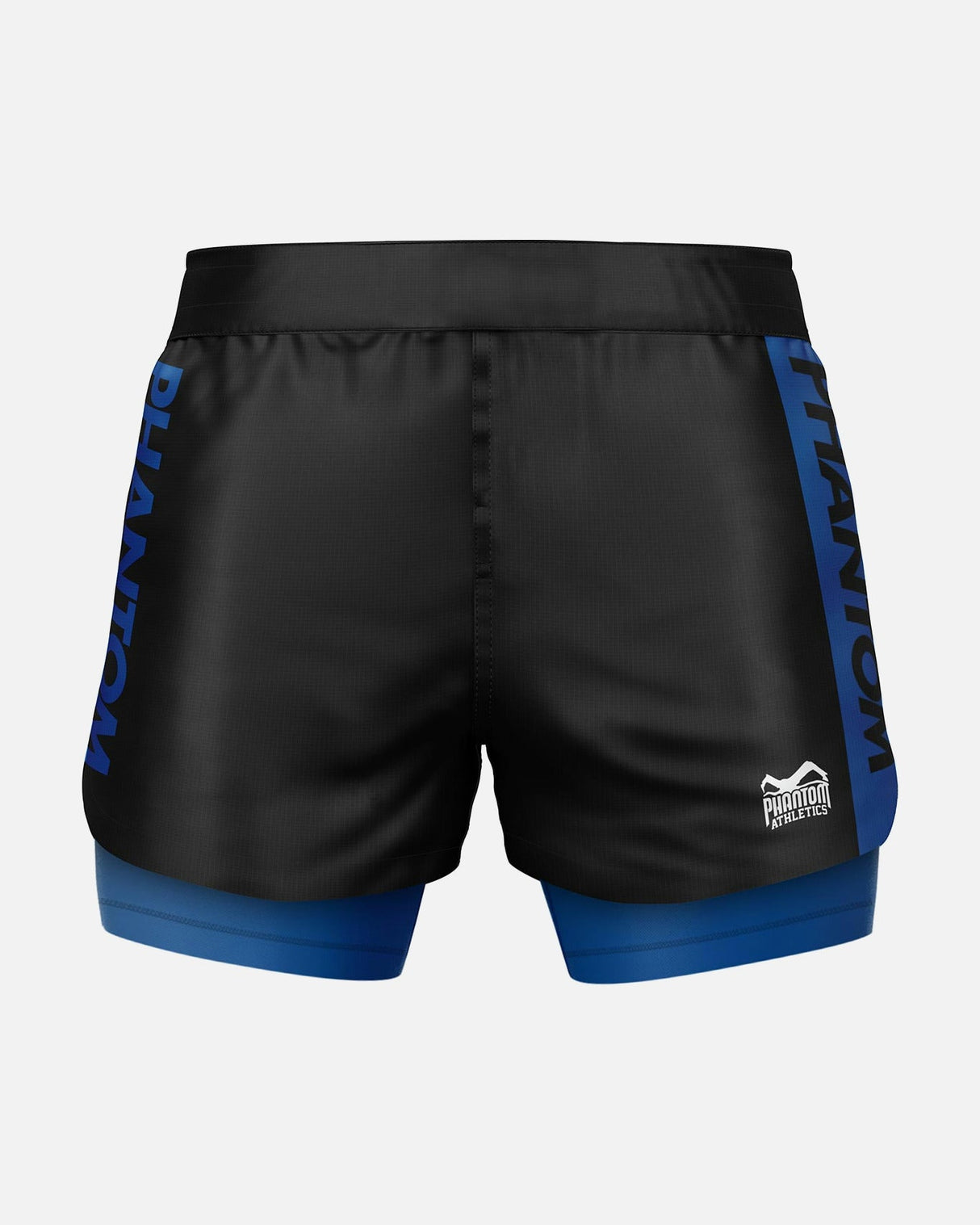 Phantom Athletics Kompressionsshorts Fusion-R 2in1 Ranked - Schwarz/Weiß