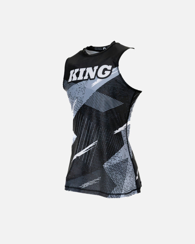 King Pro Boxing Rashguard Shadow 1 Damen - Schwarz