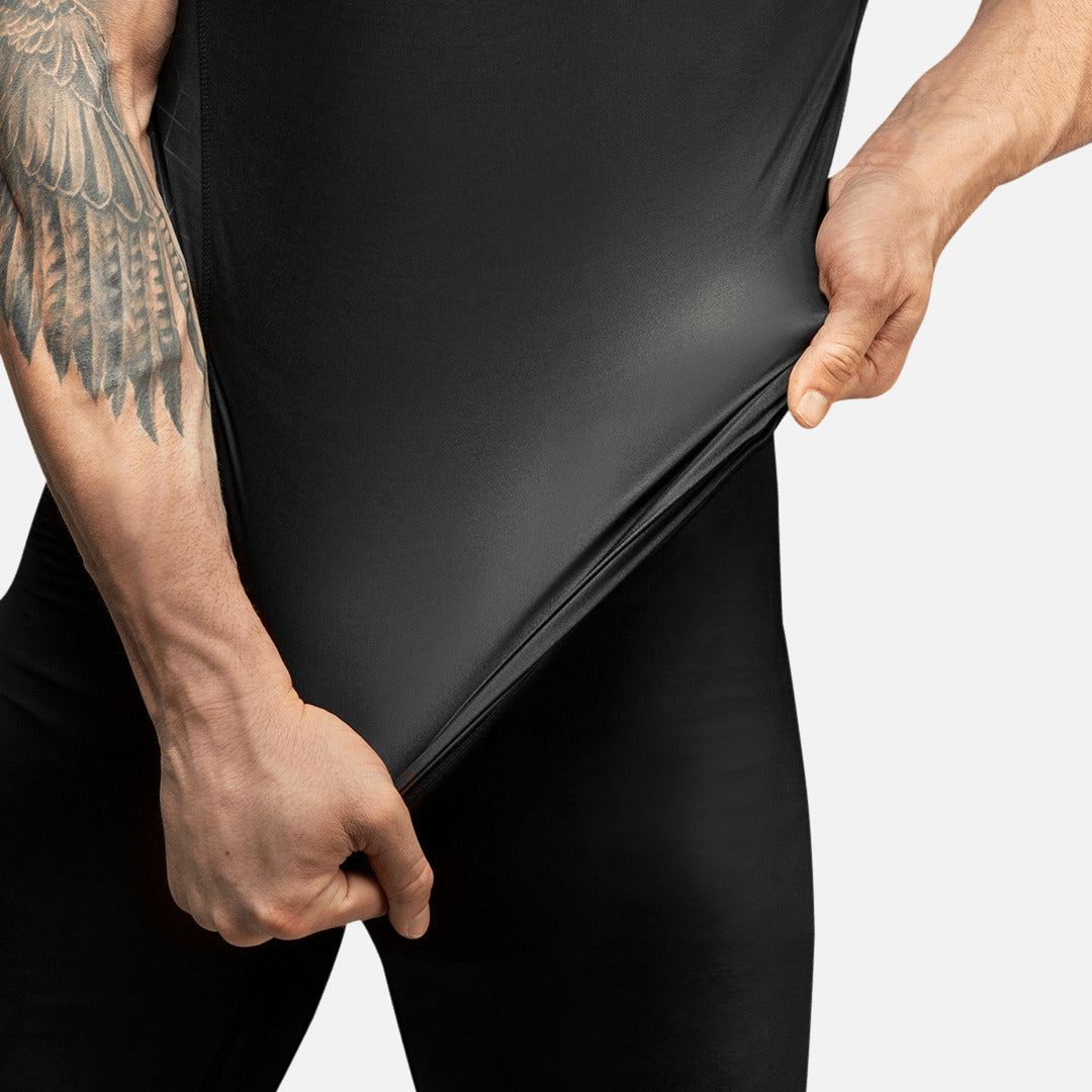 Hayabusa Rashguard Geo Kurzarm - Grau