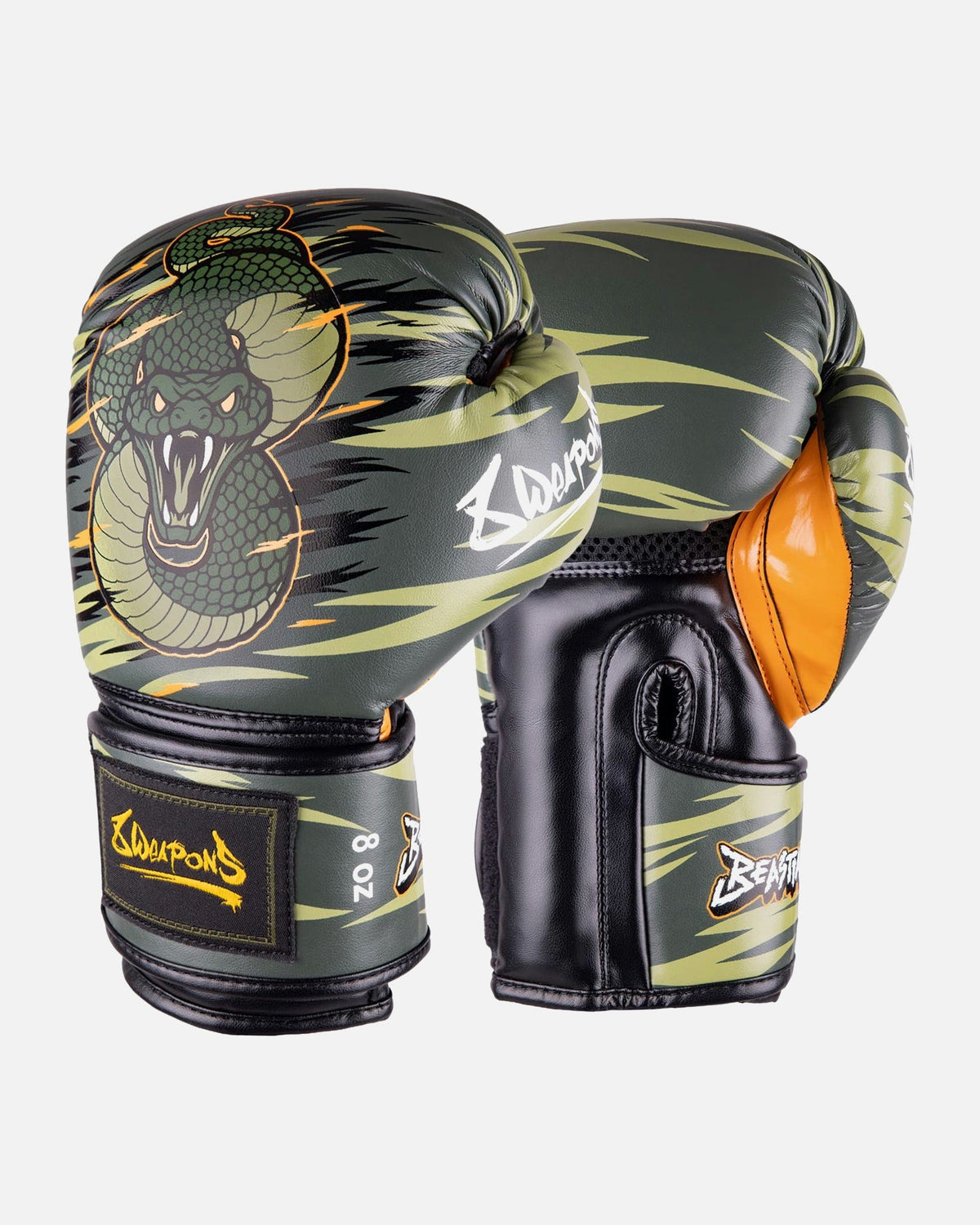 8 WEAPONS Boxhandschuhe Beastial Viper - Khaki