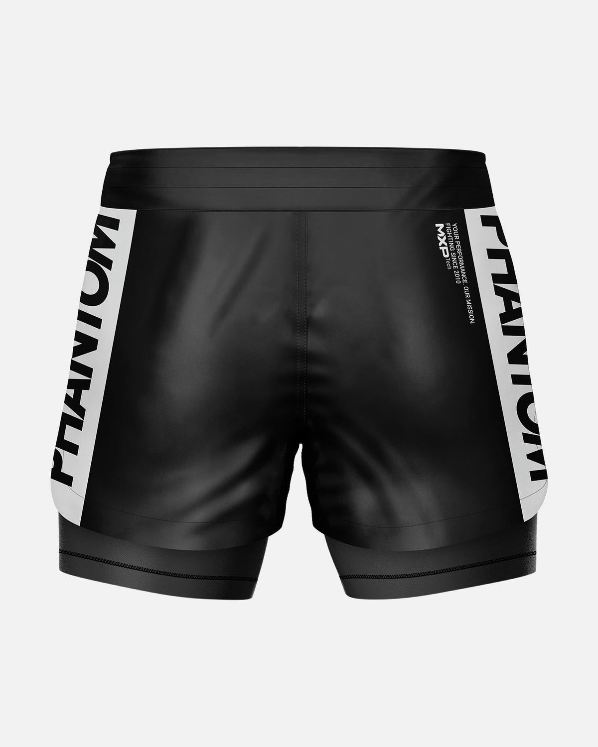 Phantom Athletics Kompressionsshorts Fusion 2in1 Apex - Schwarz