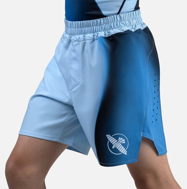 Hayabusa MMA Shorts Apex Nova Kinder - Blau