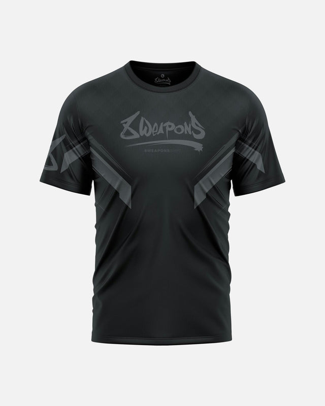 8 WEAPONS T-Shirt Shift - Schwarz